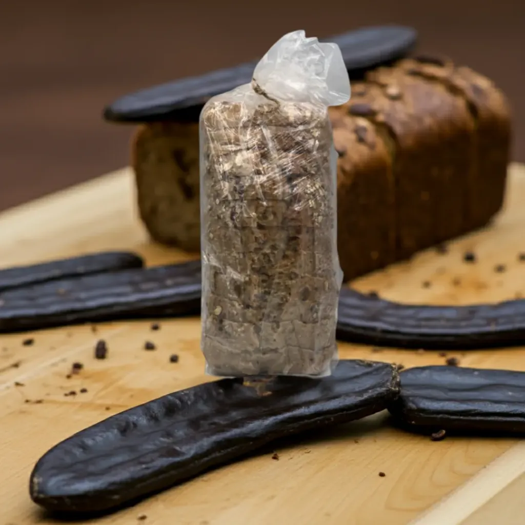Pain au levain au Caroube
