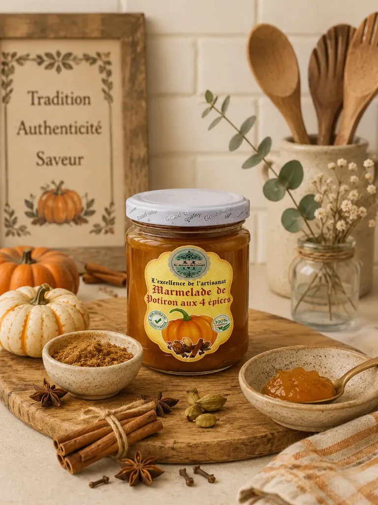 Confiture De Potiron Aux 4 épices Le Manoir