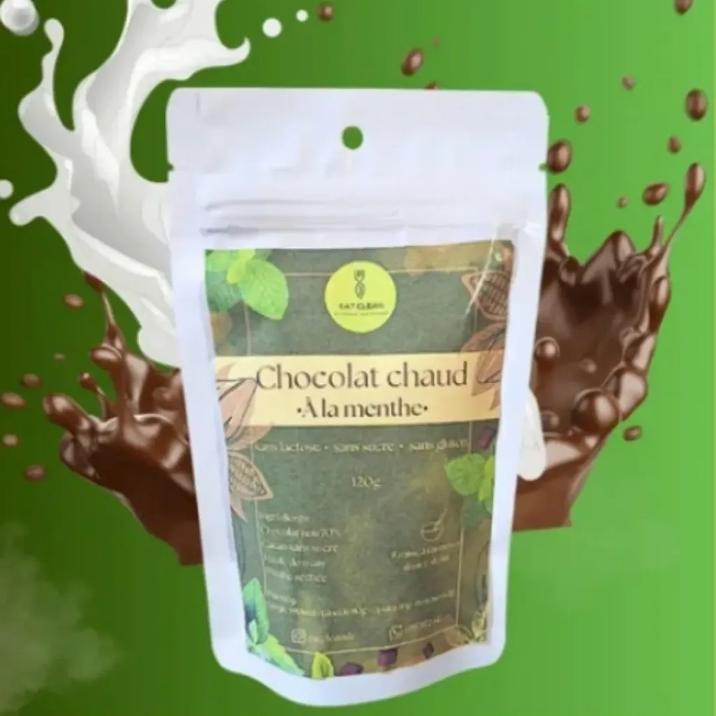 Eat Clean Préparation pour chocolat chaud - Menthe 120g