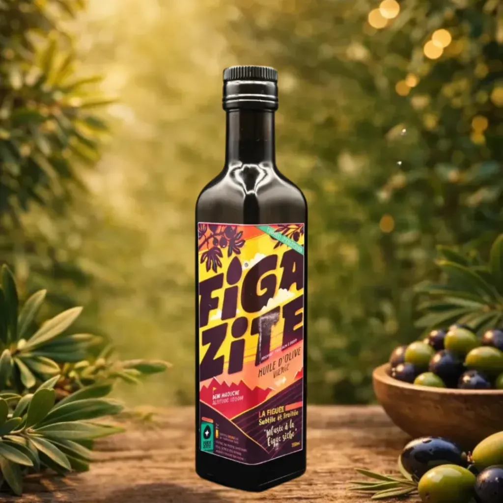 Huile d'olive aromatisée au figue séchée figazite 250ml