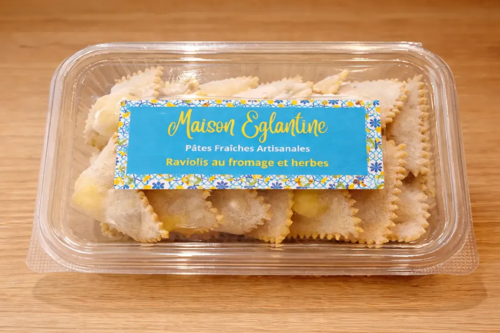 Raviolis fromage et herbes MAISON EGLANTINE 250 g