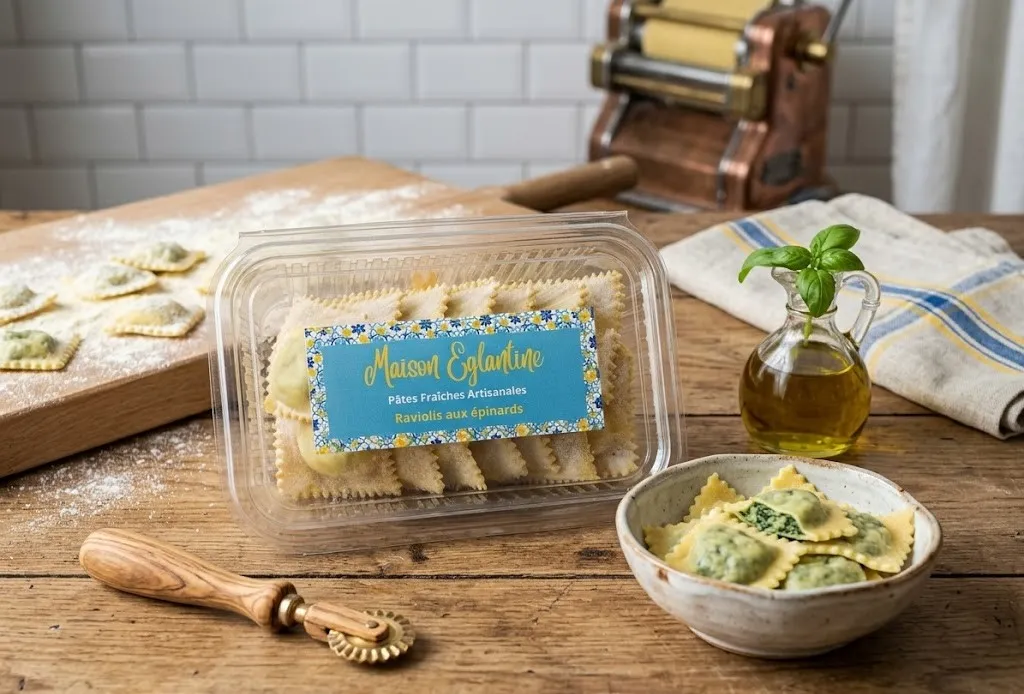 Raviolis epinards MAISON EGLANTINE 250 g