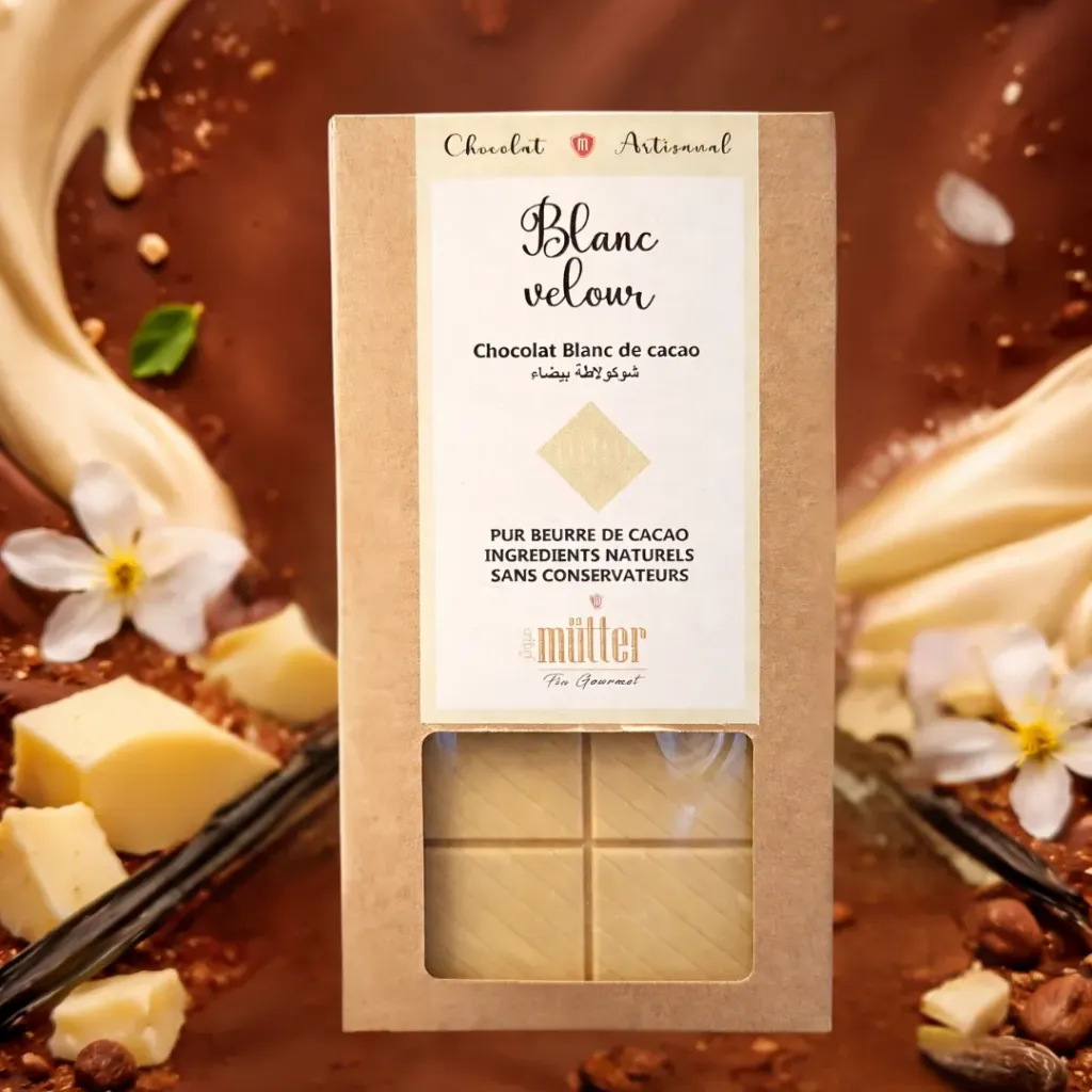 Chocolat Blanc Velour Mutter 110g