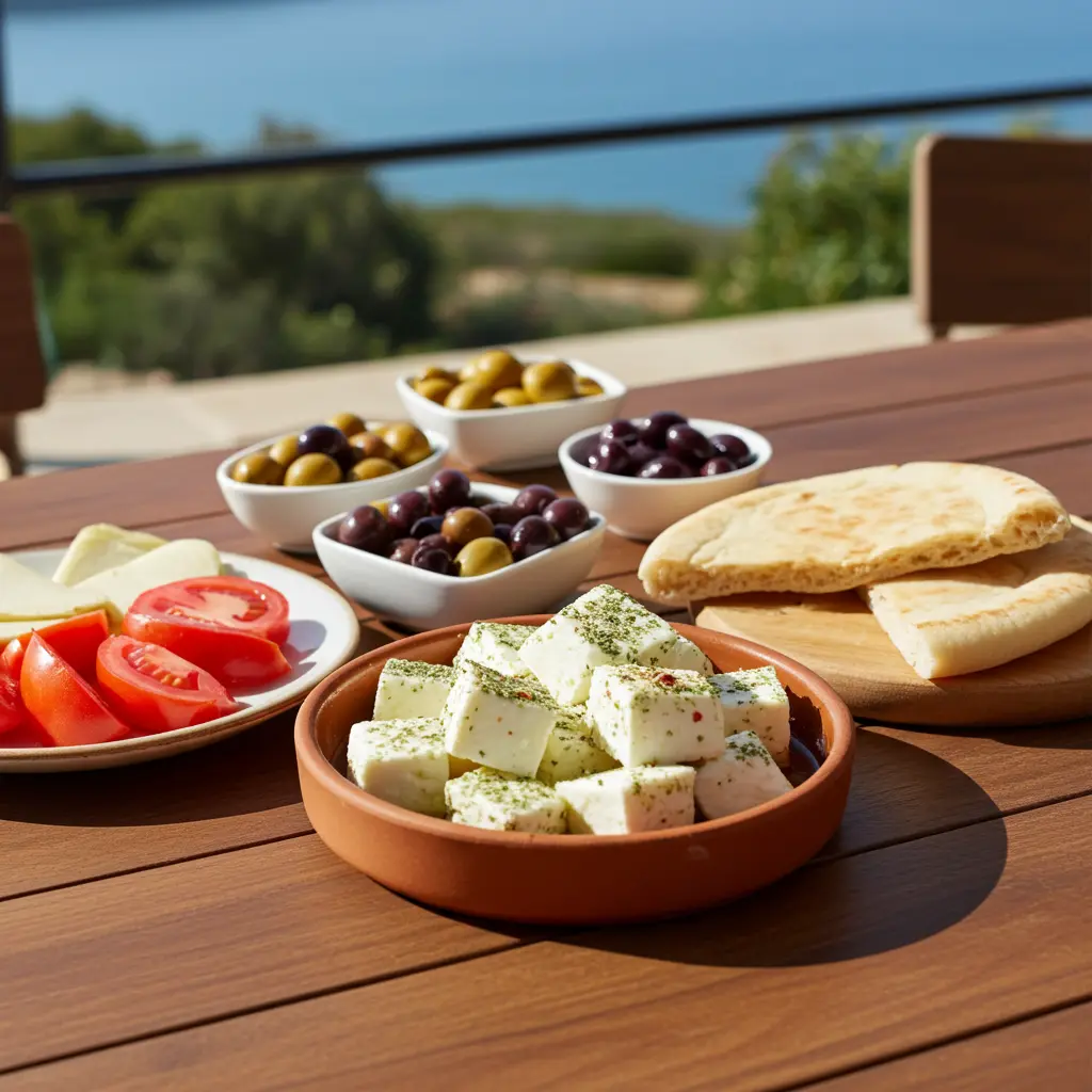 Feta de vache à l'huile d'olive et herbes de Provence MK  ecom