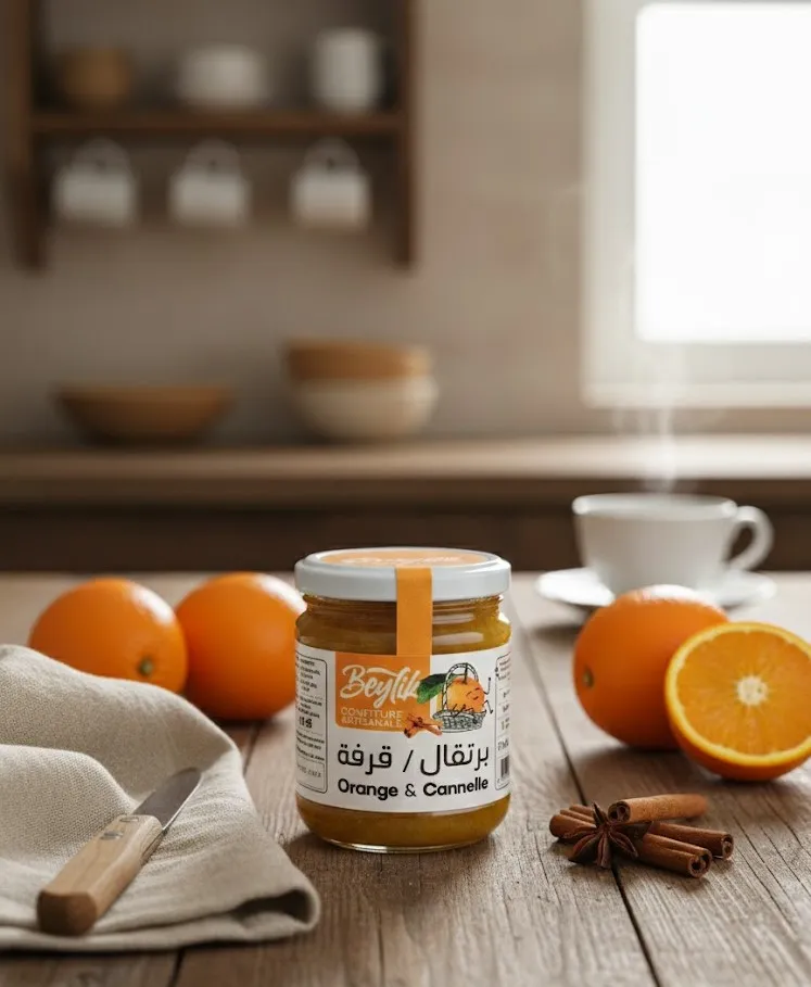 Confiture Beylik Orange & Cannelle 220g