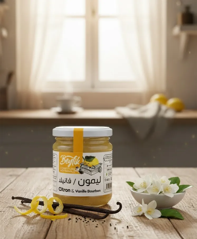 Confiture Beylik Citron & Vanille Bourbon 220g