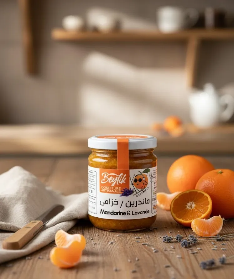 Confiture Beylik Mandarine & Lavande 220g