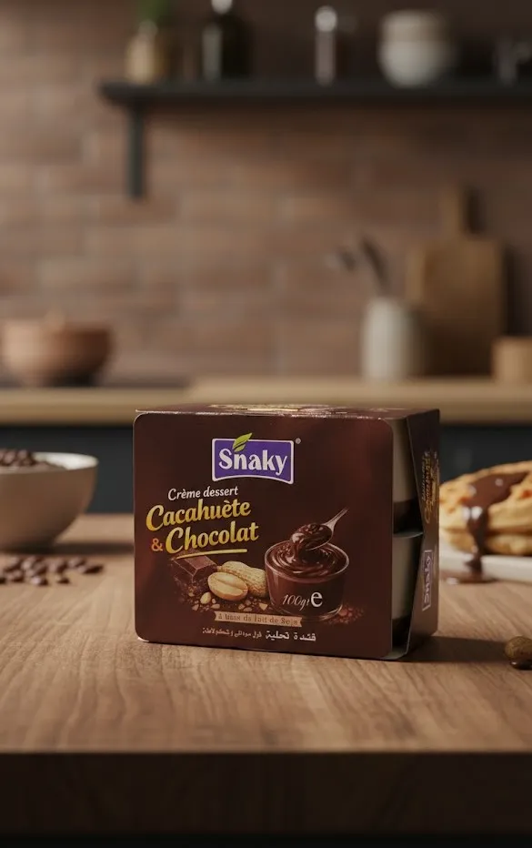 Crème Dessert Cacahuete & Chocolat Snaky