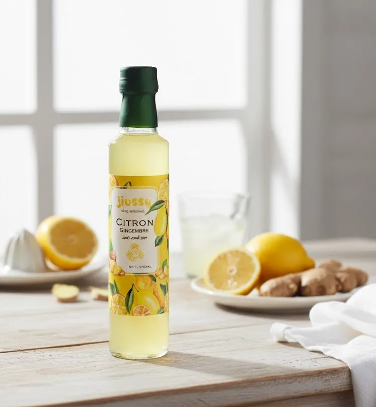 Sirop Citron Gingembre 250ml -Jiussy