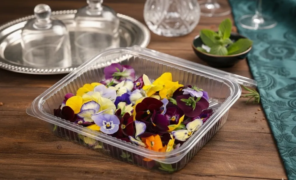 Boite Fleurs Comestibles Pensées