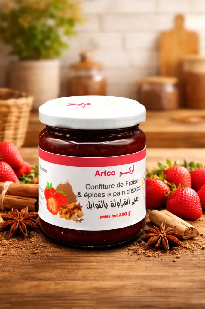 Confiture De Fraise & Epices A Pain D'ecpices