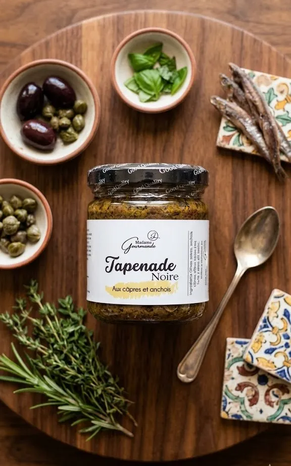 Tapenade Olives Noires Vachounette 160g