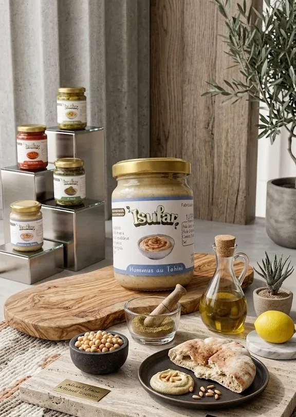 Hummus au tahini ISUFAR 120g