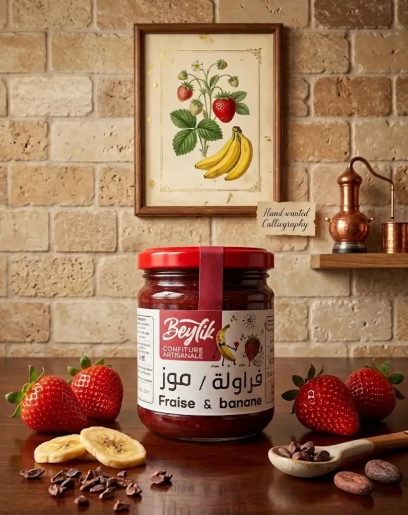 Confiture Beylik Fraise Banane 220g