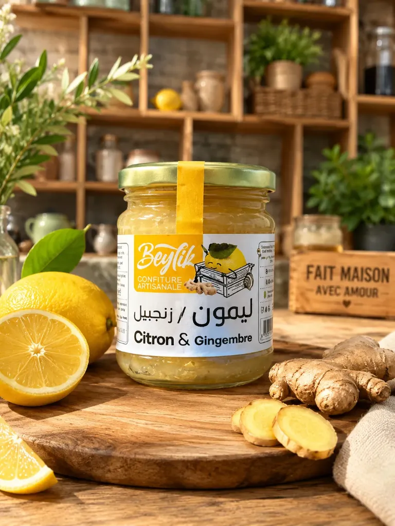 Confiture Beylik Citron & Gingembre 220g
