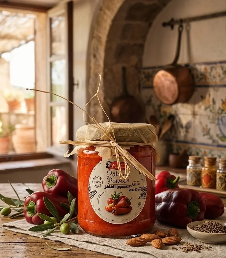 Pate De Poivron Rouge D'olive Délice de grands mères