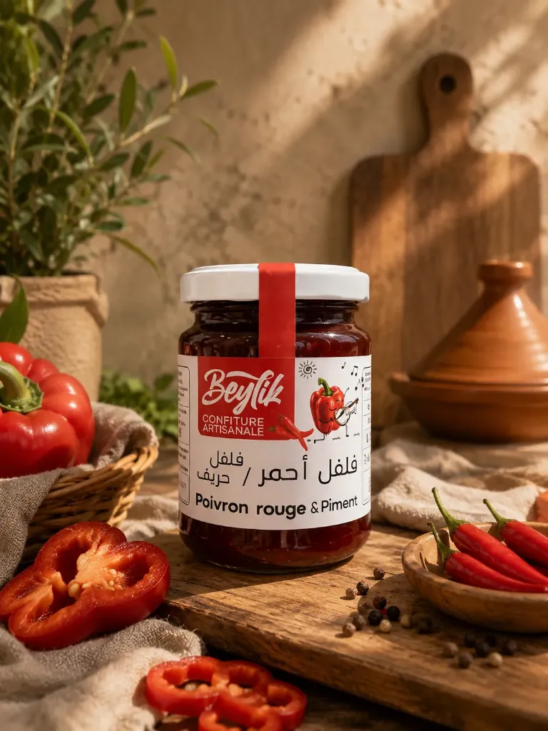 Confiture Beylik Poivron Rouge & Piment 150g