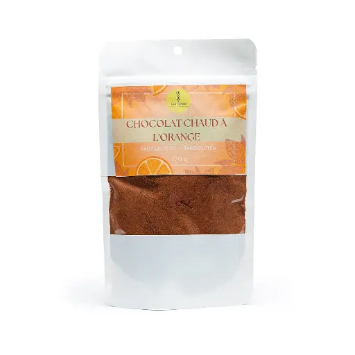 Préparation pour chocolat chaud - Chocolat noir à l'orange