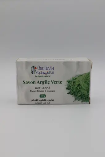 Savon À L'argile Verte  Cactuvia