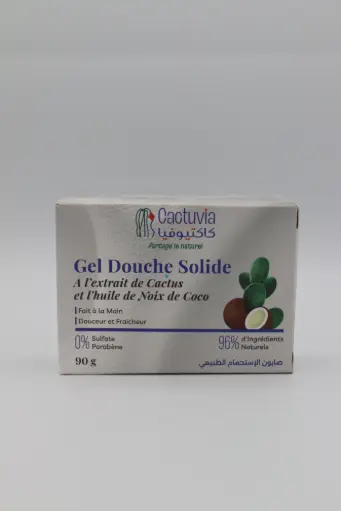 Savon De Douche À L'huile De Coco & Gel De Cactus  Cactuvia