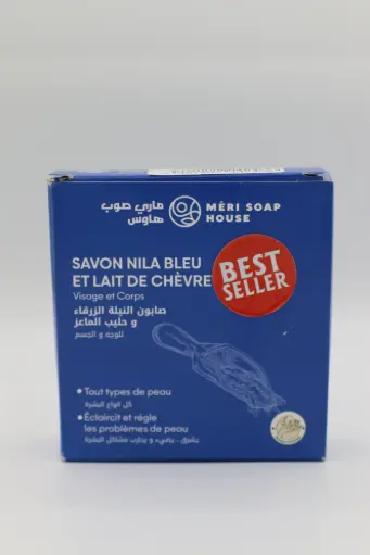 savon nila bleu et lait de chèvre Méri soap house 