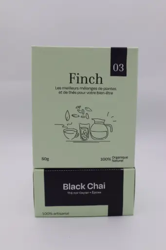 Black Chai Finch