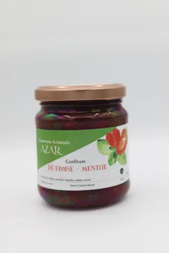 Confiture Fraise Menthe  AZAR