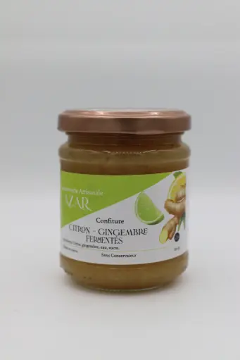 Confiture Citron Gingembre fermentés  AZAR